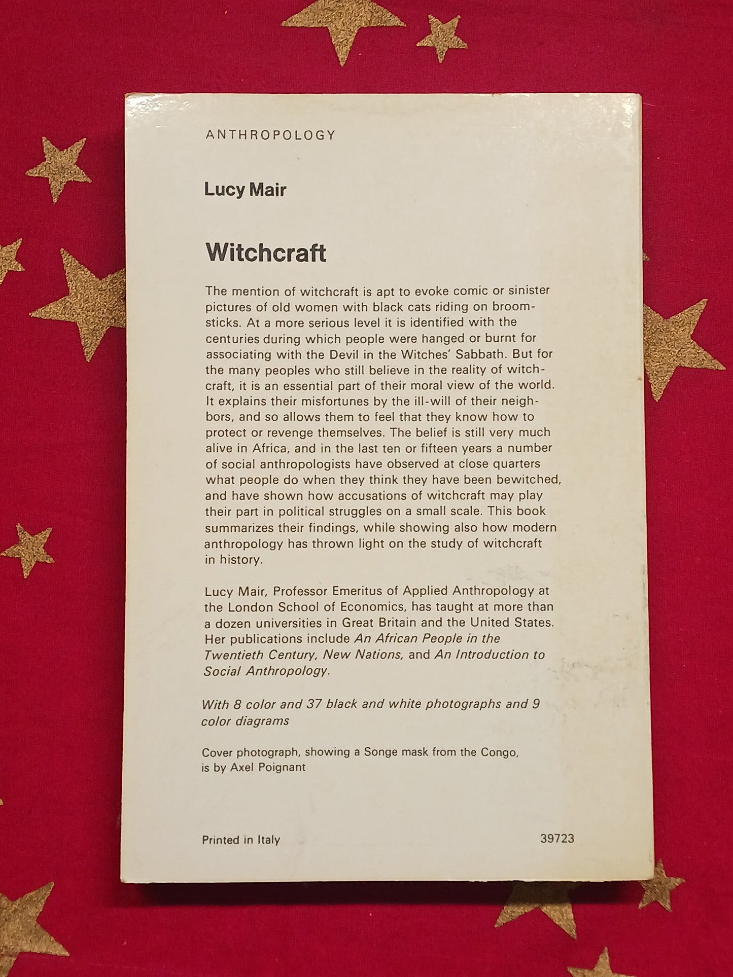 Witchcraft (World University Library) by Lucy Mair 1969